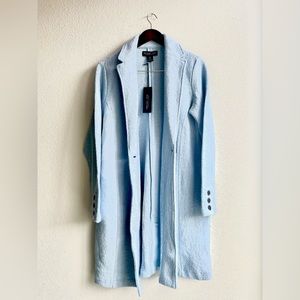Rachel Zoe Light Blue Knee-Length Coat